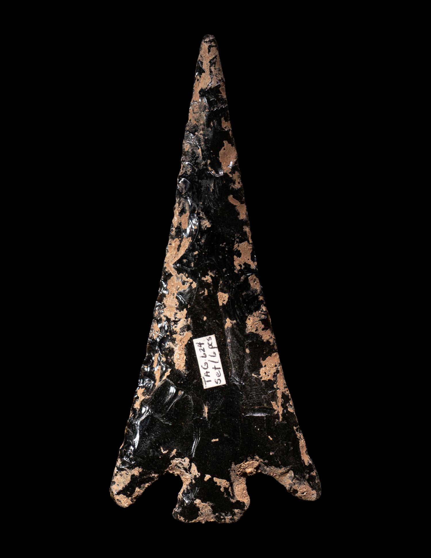 Three Mesoamerican Obsidian Arrowheads