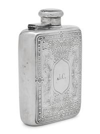 A Tiffany and Co. Silver Flask