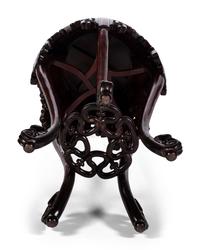 Two Carved Hardwood Fern Stands