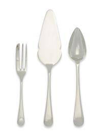 An English Silver-Plate Dessert Service