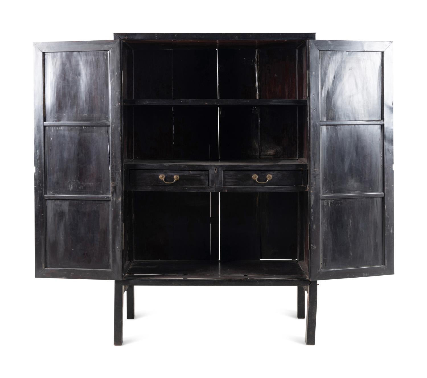 A Chinese Mixwood Cabinet