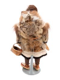 Iñupiat Carved Mother and Child Doll