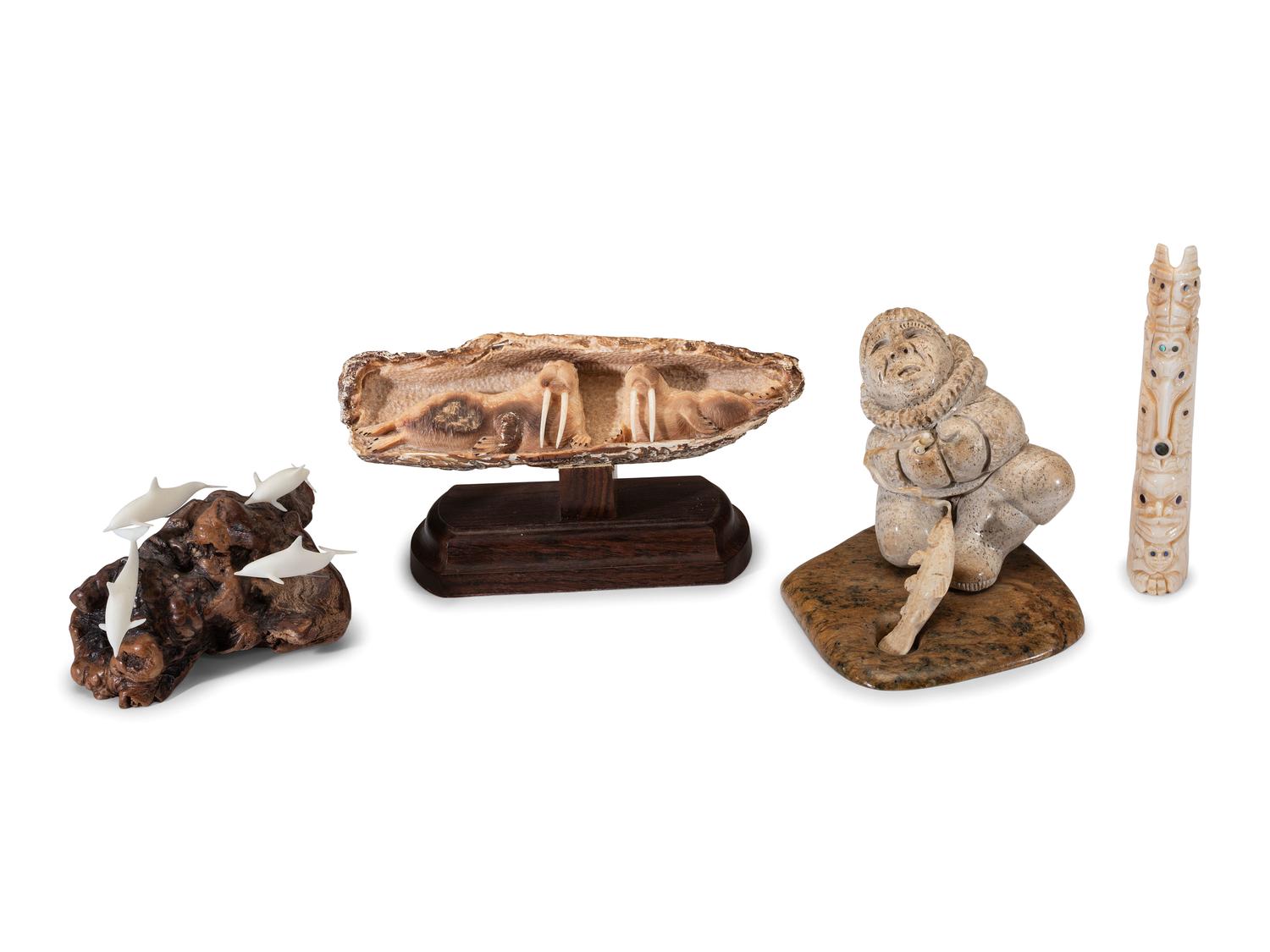 Collection of Alaskan Carvings