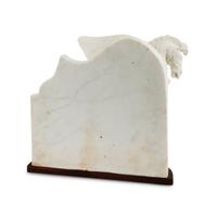 An Italian Carved Marble Horse Group
