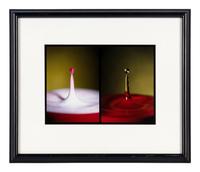 Harold Eugene Edgerton (1903-1990) Two Drops (Cranberry Juice into Milk, Water into Water – 1 microsecond), 1978