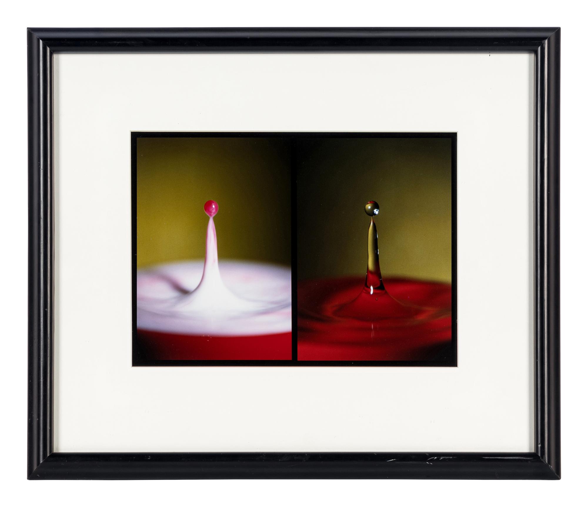 Harold Eugene Edgerton (1903-1990) Two Drops (Cranberry Juice into Milk, Water into Water – 1 microsecond), 1978