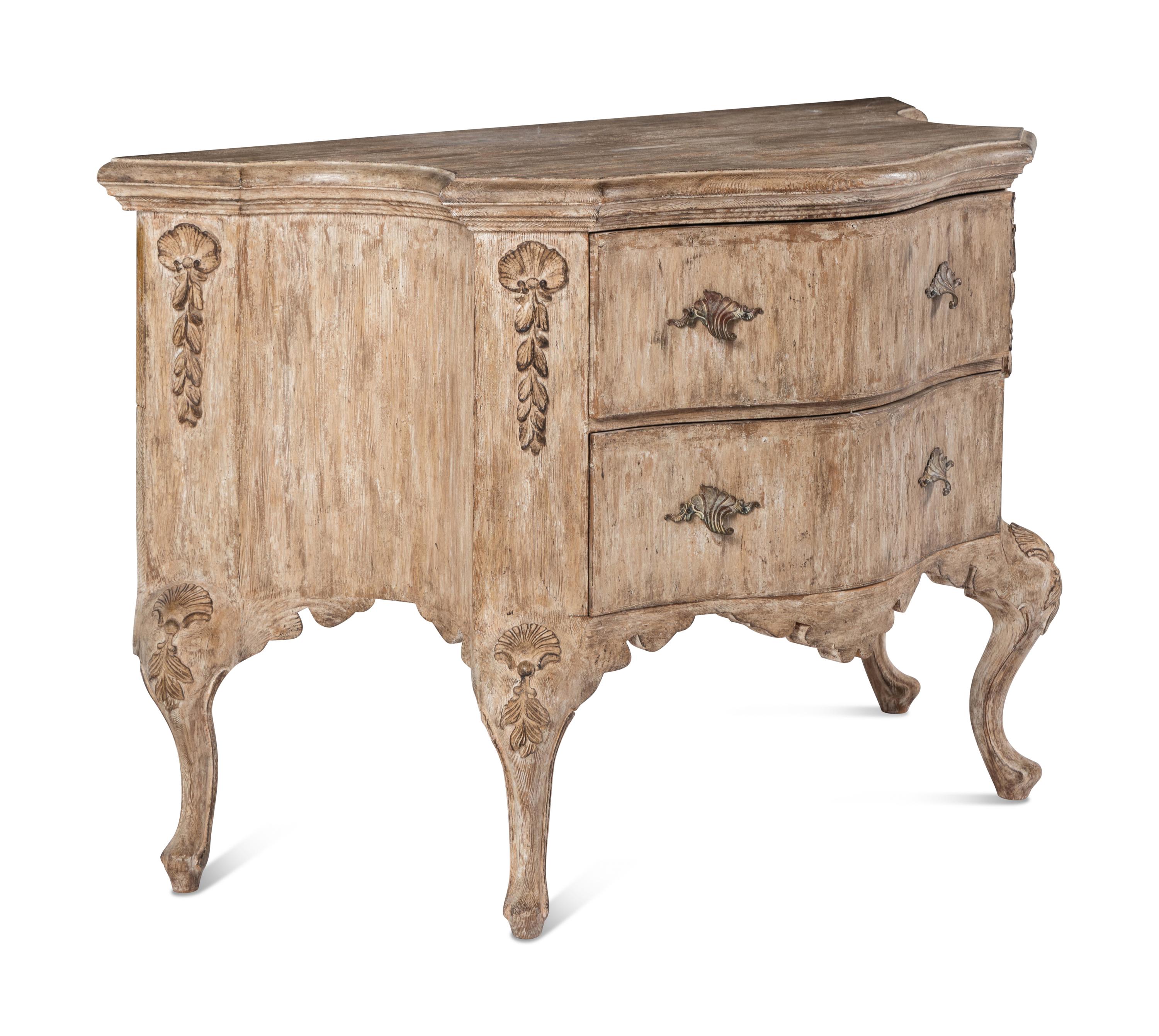 A Venetian Style Painted Commode