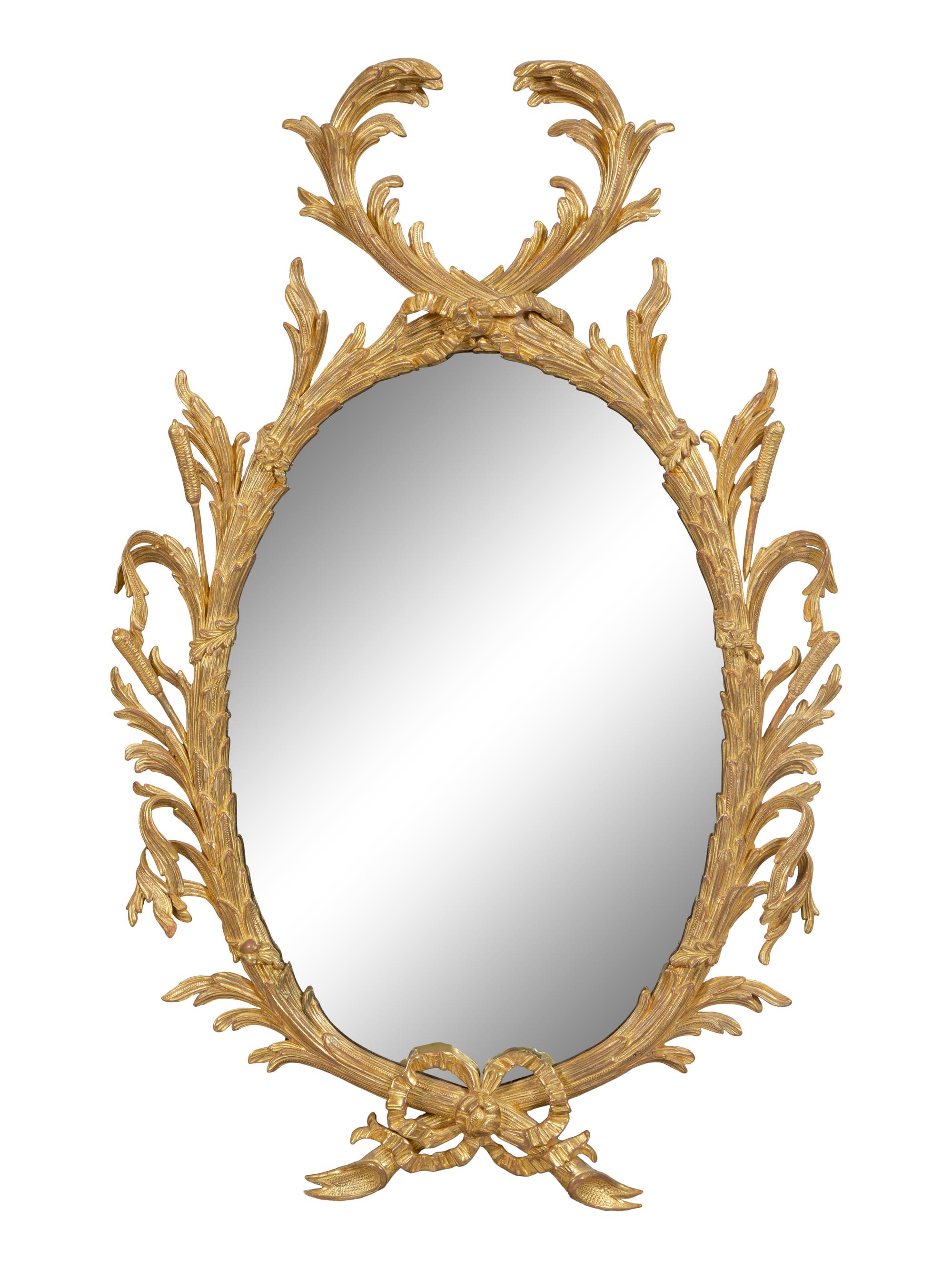 A Pair of George III Giltwood Mirrors