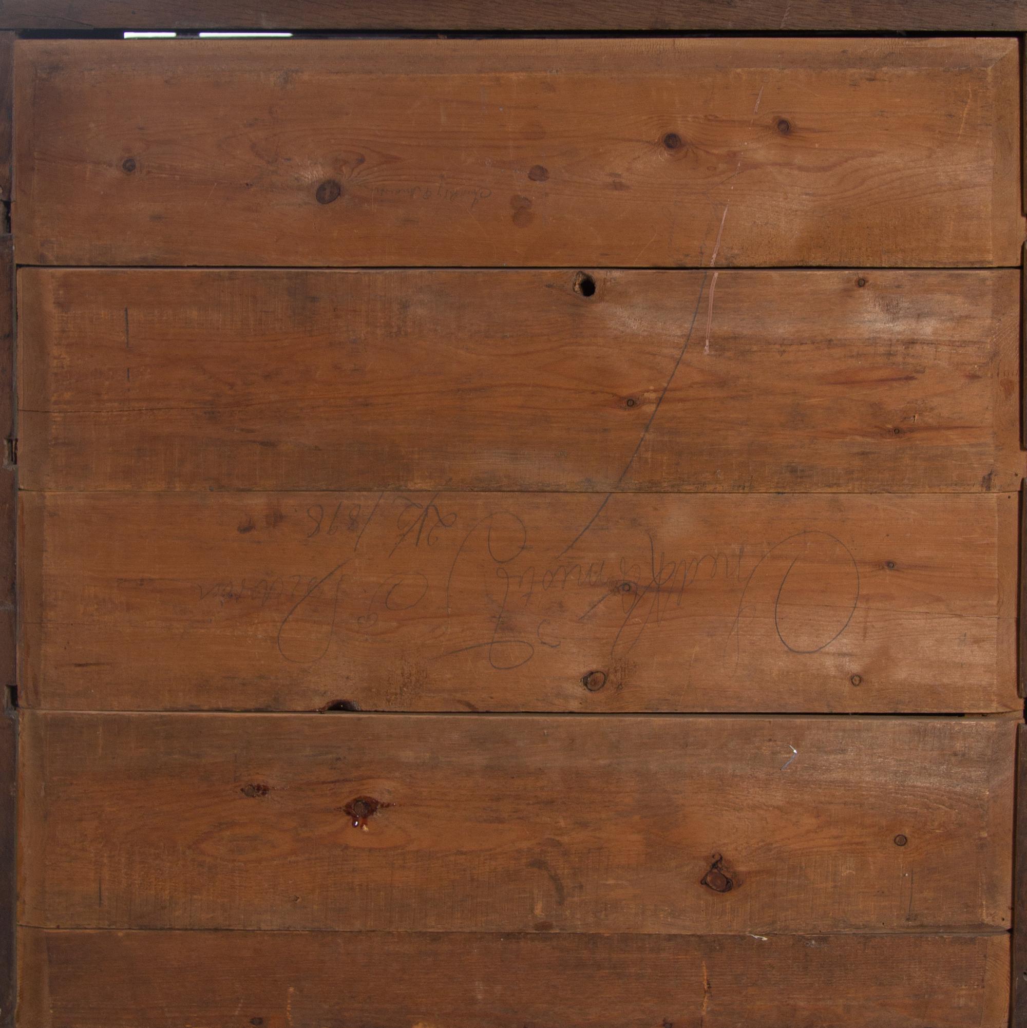 A Dutch Marquetry Chest of Drawers