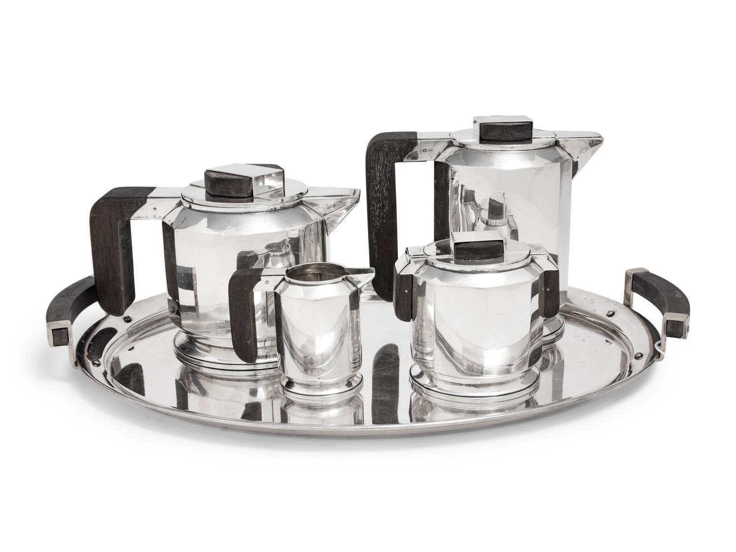 A Puiforcat Four-Piece Silver Tea and Coffee Service