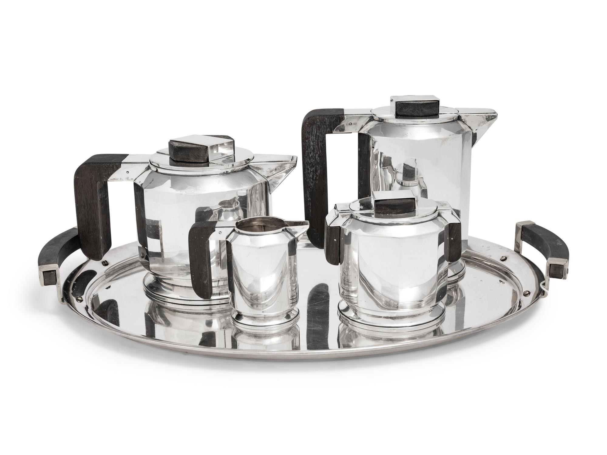 A Puiforcat Four-Piece Silver Tea and Coffee Service