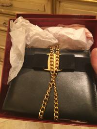 Salvatore Ferragamo Black Handbag with Bow, 1990-2000s
