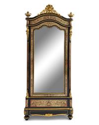 A Napoleon III Boulle Marquetry and Gilt-Bronze Mounted Armoire