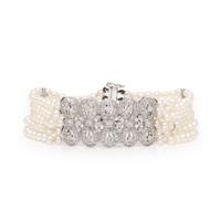 Pearl and Diamond Bracelet