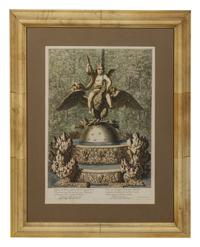 A Group of Handcolored Engravings