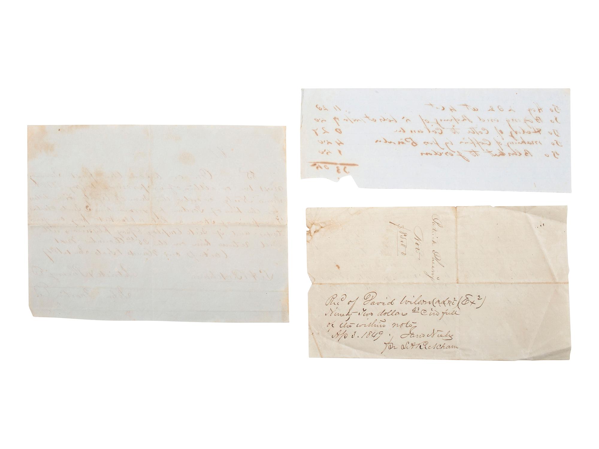 [SLAVERY & ABOLITION] -- [RECONSTRUCTION]. Labor contracts, "Rules & Regulations," and other documents associated with freedmen working on the South Carolina plantation of John S. Wilson, 1865-1868.