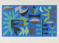 Curtain of the Sun, Sydney Opera House, 1969 and Curtain of the Moon, Sydney Opera House, 1974 (a pair of prints)