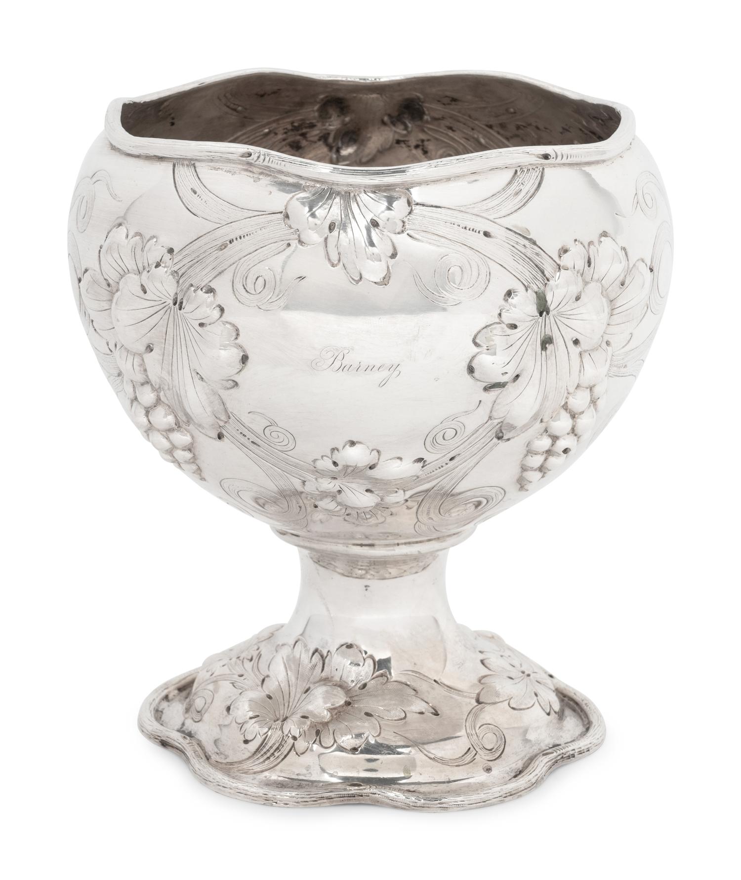 An American Silver Footed Bowl — WILLIAM A. FREEMAN, 289 BROADWAY, NEW YORK, 19TH CENTURY