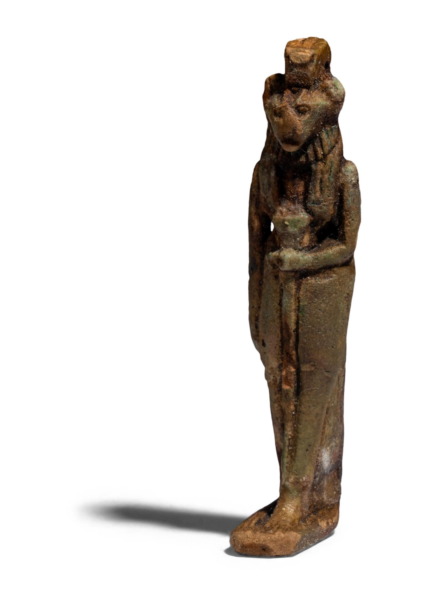 An Egyptian Faience Sekhmet