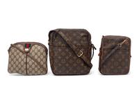 Louis Vuitton and Gucci Vintage Monogram Shoulder Bags