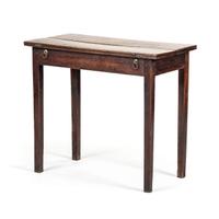 A George III Oak Writing Table