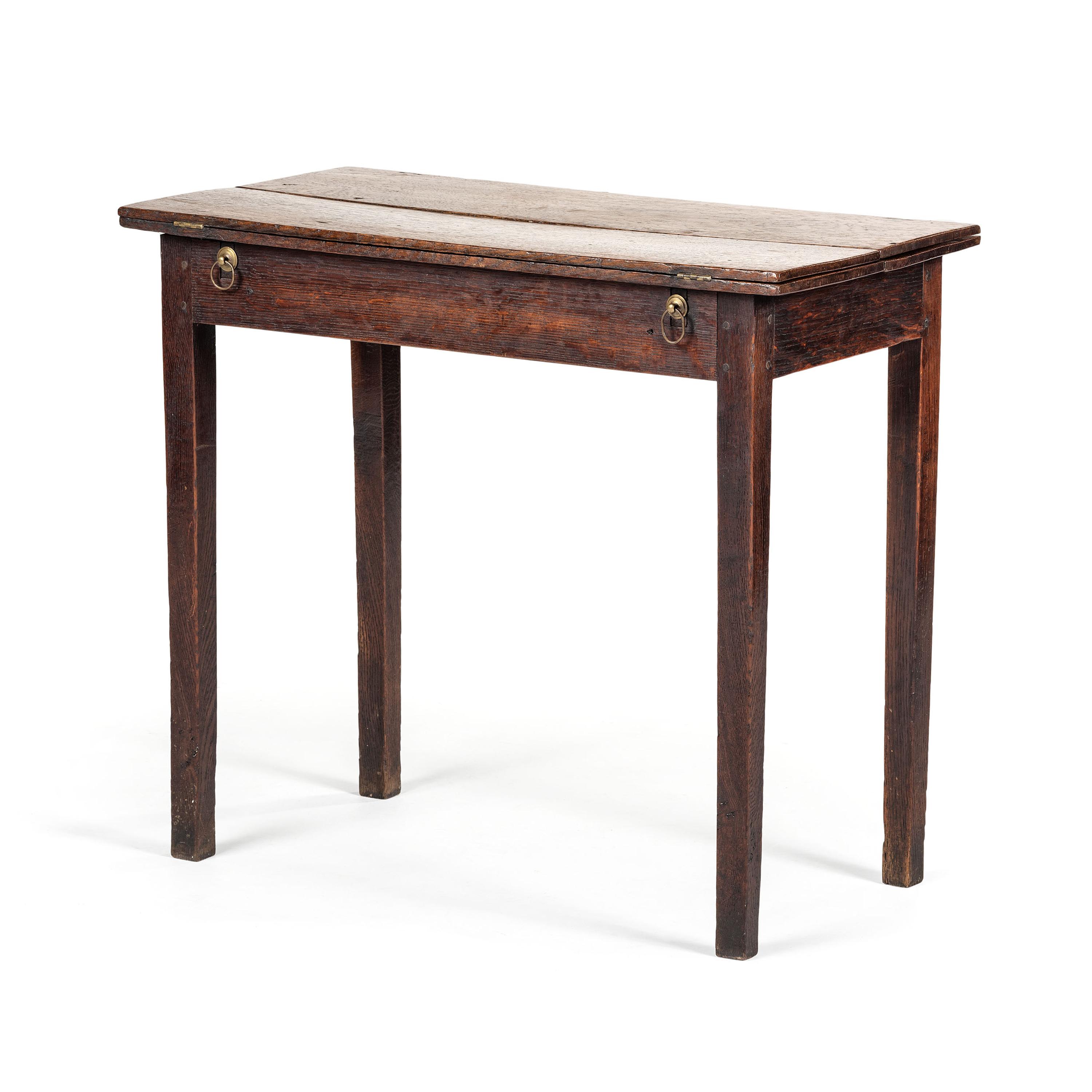 A George III Oak Writing Table