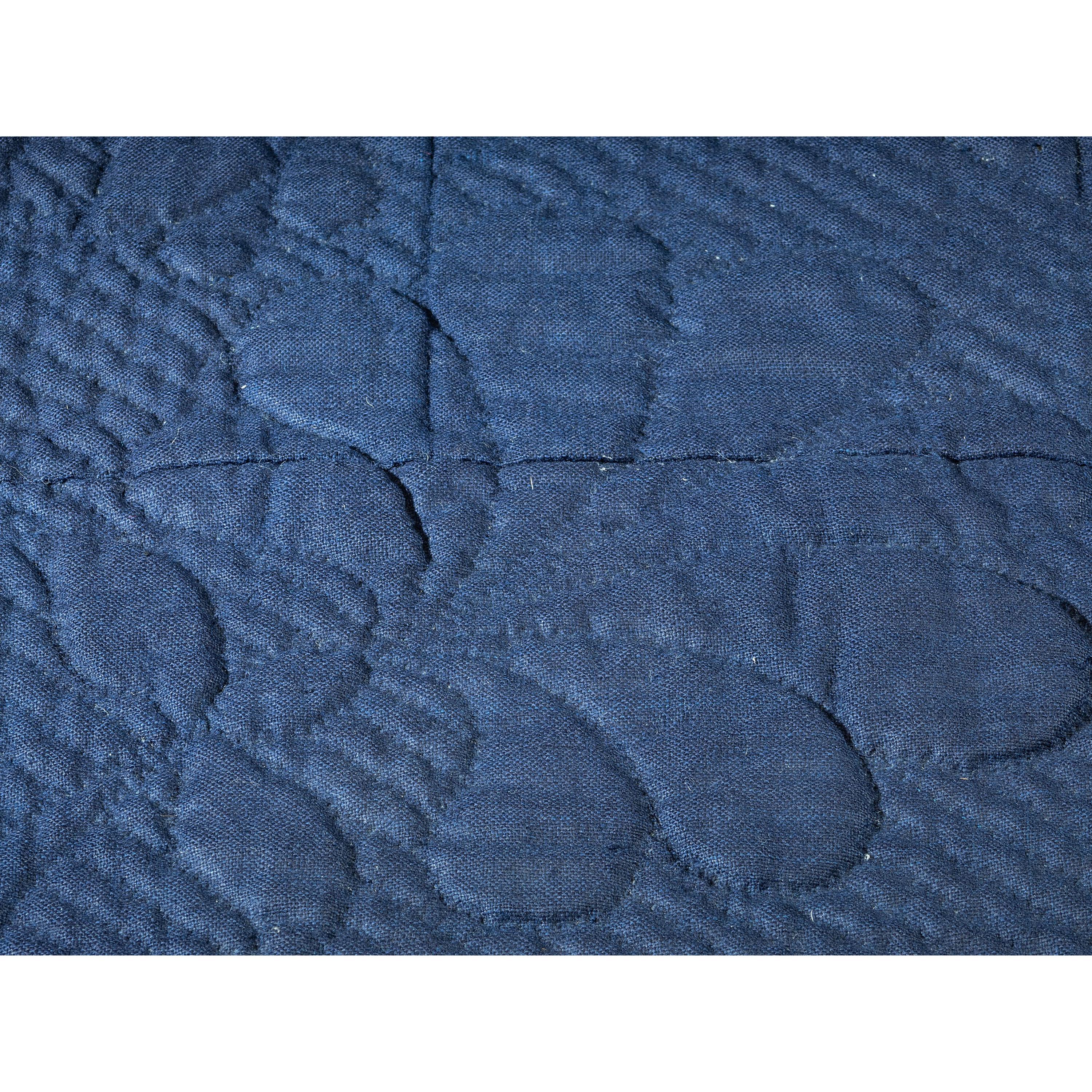An Indigo Dyed Linsey Woolsey Quilt