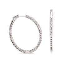 DIAMOND HOOP EARRINGS