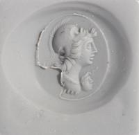 A Roman Carnelian Ring Stone with a Gryllos (Composite Figure) — Set in a solid gold ring