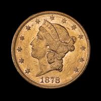 A United States 1878-S Liberty Head $20 Gold Coin