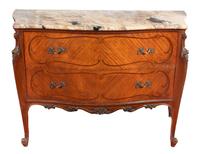 A Louis XV Style Marble-Top Commode