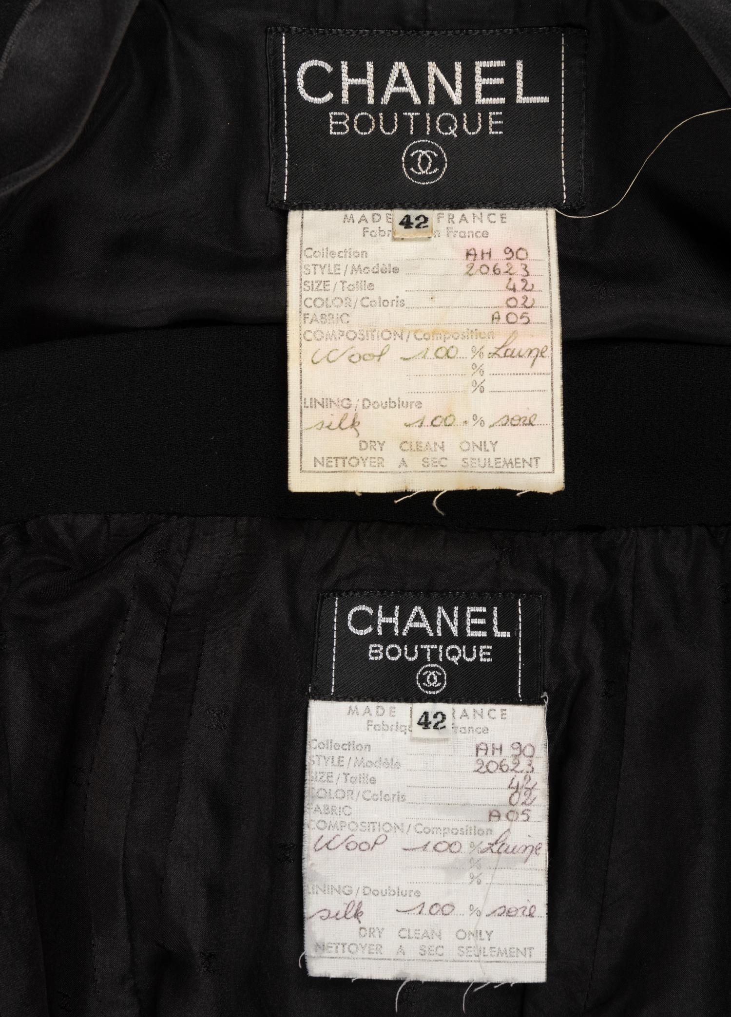 Chanel Two-Piece Skirt Suit, Fall/Winter 1990