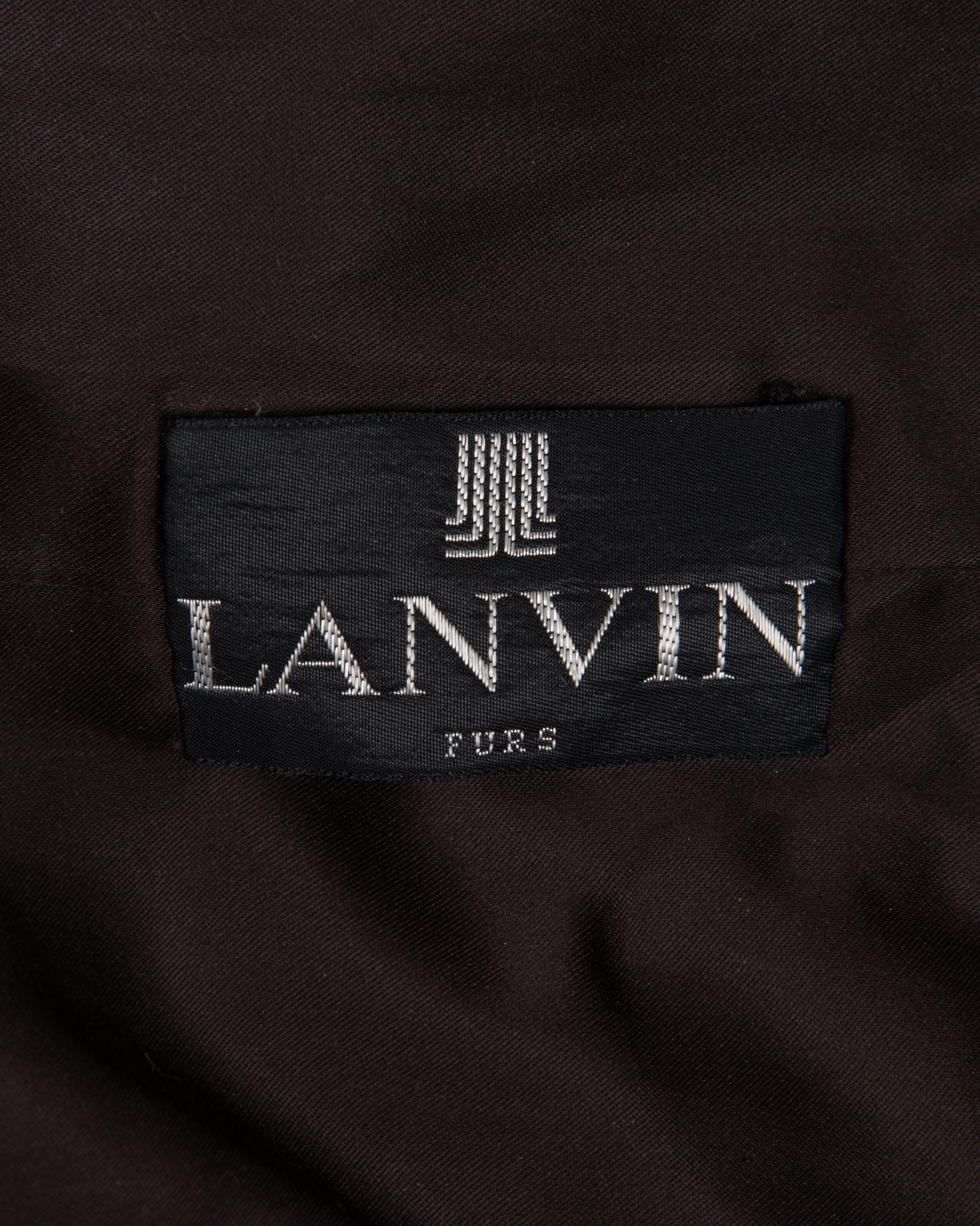 Lanvin Mink Fur Coat, 1980-2000s