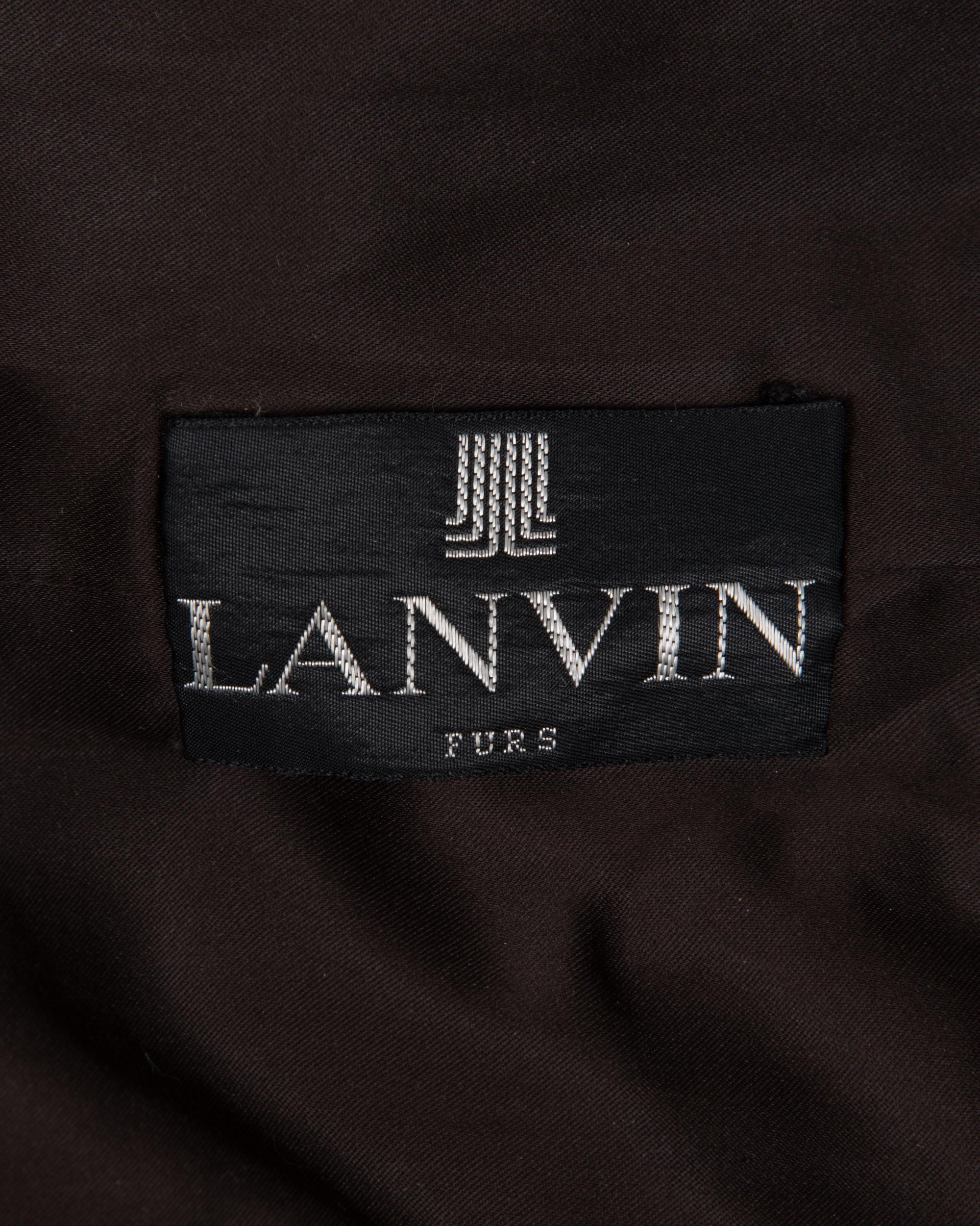 Lanvin Mink Fur Coat, 1980-2000s