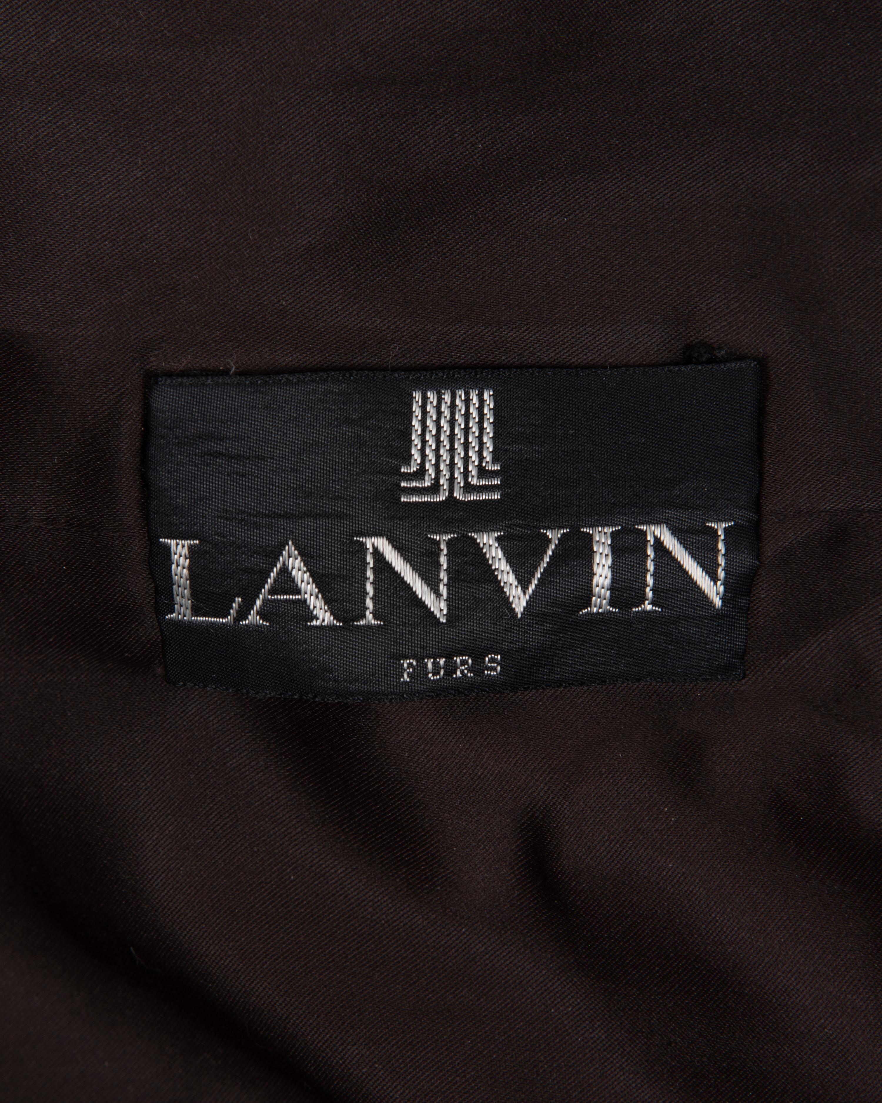 Lanvin Mink Fur Coat, 1980-2000s