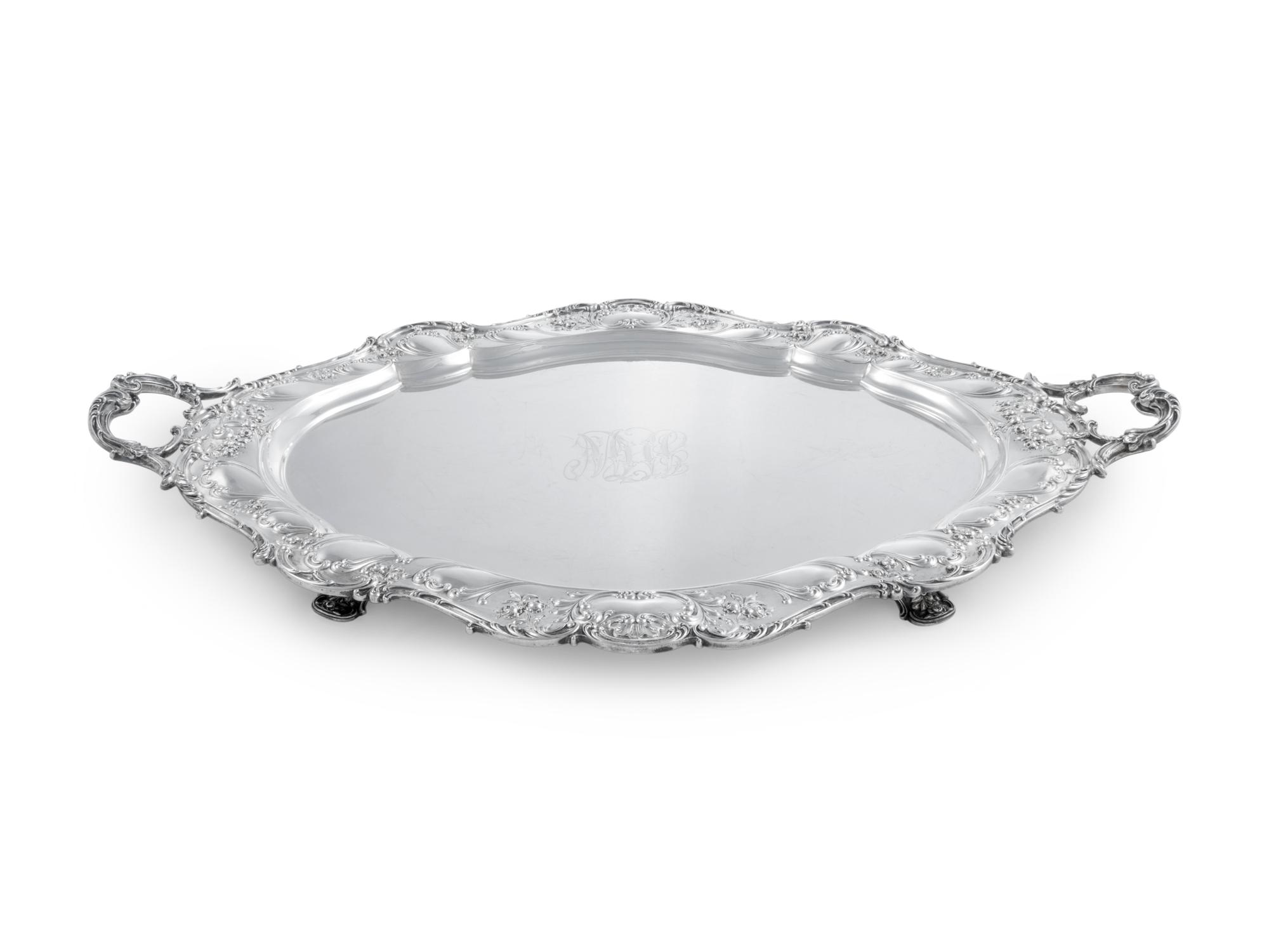 An American Silver Serving Tray