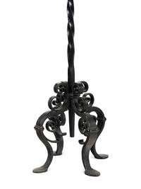 A Pair of Wrought Iron Torchères