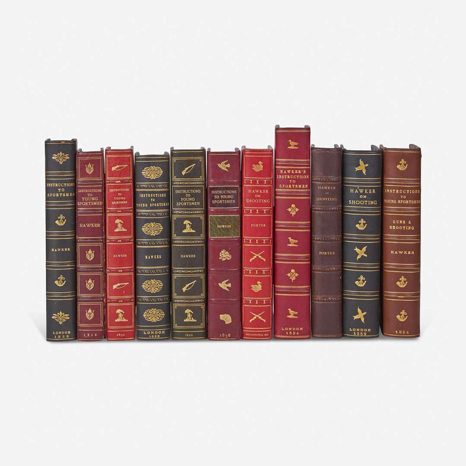 [Sporting] [Shooting] Hawker, Lt. Col. Peter Collection of 11 Editions of "Instructions to Young Sportsmen in all that Relates to Guns and Shooting"