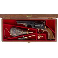 Cased Euroarms "Sheriff's Model" .36 Caliber Percussion Revolver with Accessories
