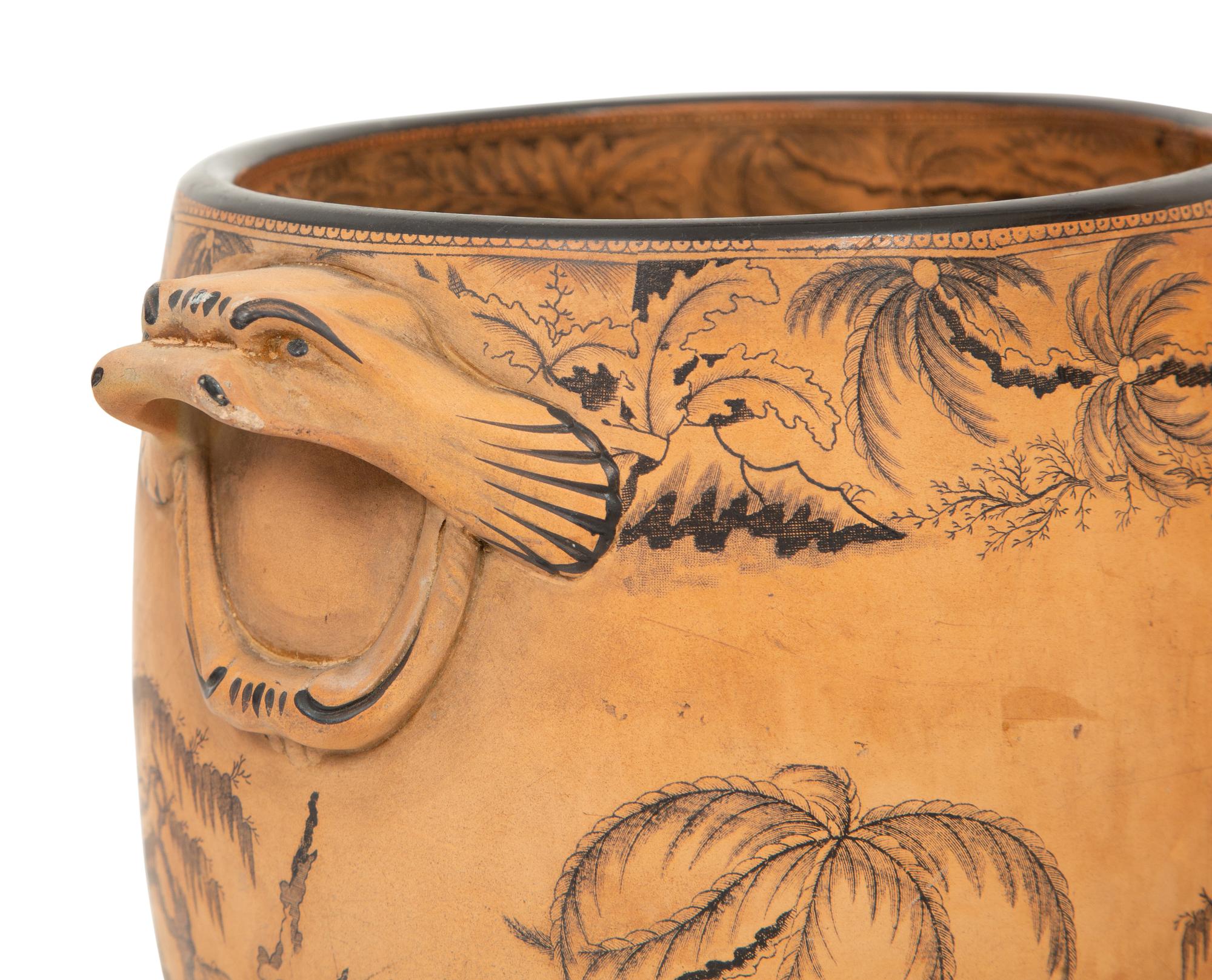 A Pair of Davenport Terracotta Wine Coolers