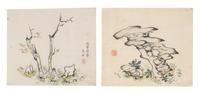 A Pair of Chinese Woodblock Prints