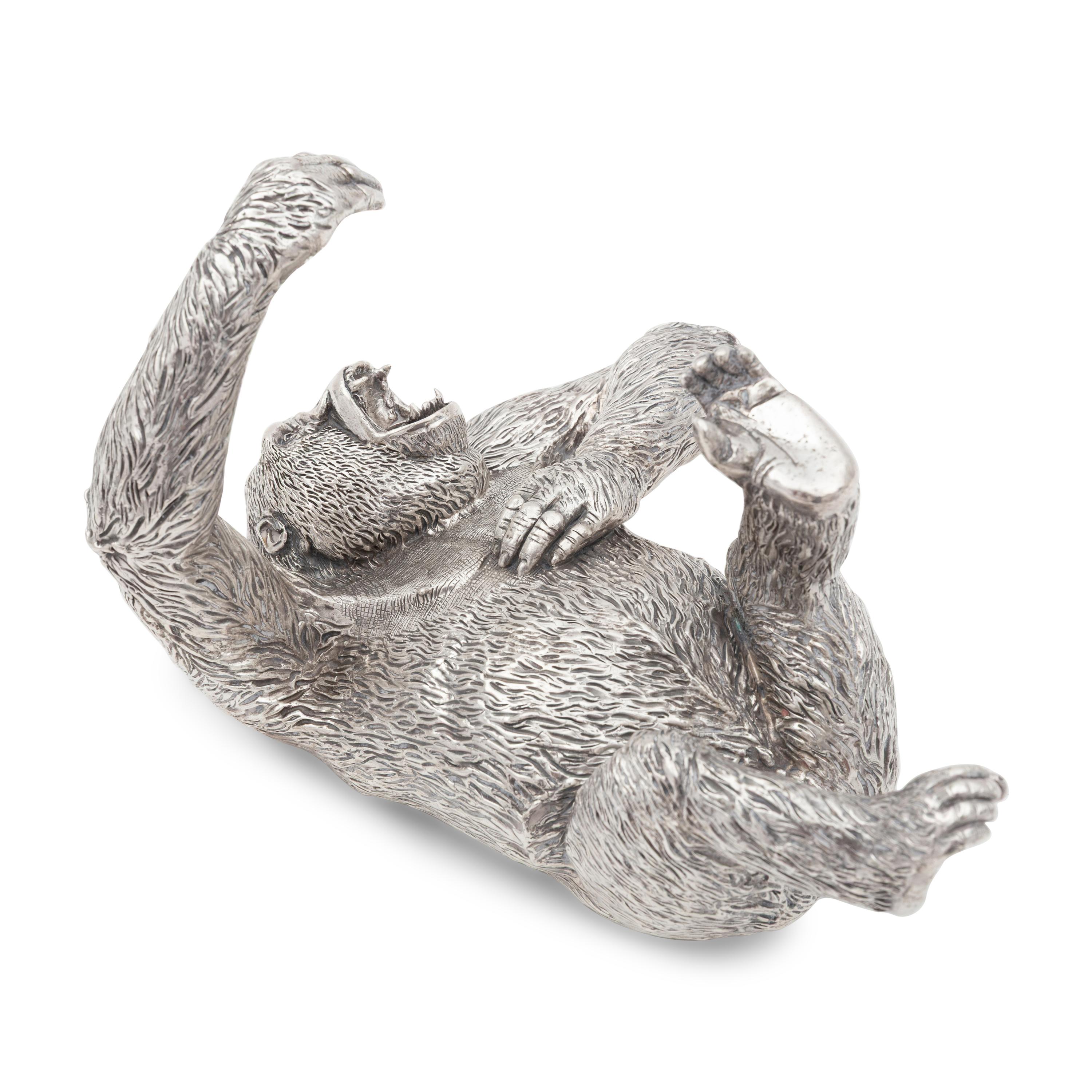 Patrick Mavros (Harare, Zimbabwe, Est. 1978) — Young Male Gorilla Lying (Peter), 1996