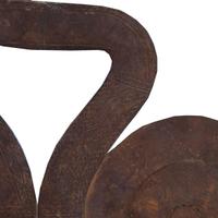 Wrought Iron Currency 13" W x 2.5" D x 11" H — Cameroon, 20th Century