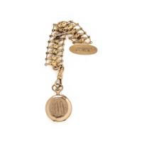 YELLOW GOLD POCKET WATCH PENDANT BROOCH