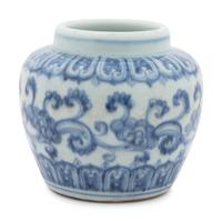 A Chinese Blue and White Porcelain Jar
