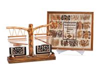 Navajo Model Loom and Dye Chart