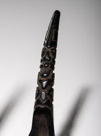 Collection of Northwest Coast Carved Totemic Spoons