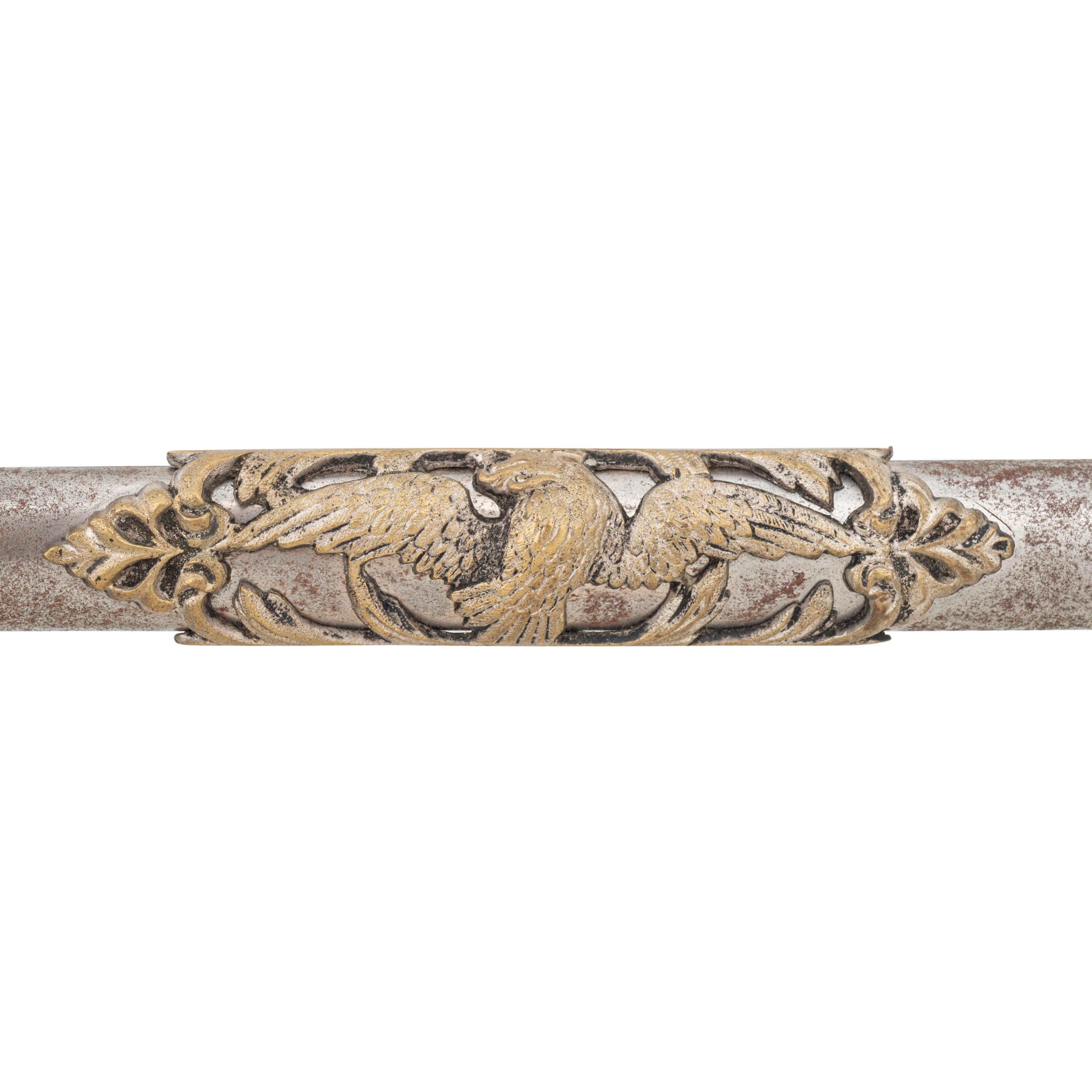 Improved Order of Red Men Fraternal Sword Named to Elisha Pease (Three Time Texas Governor)