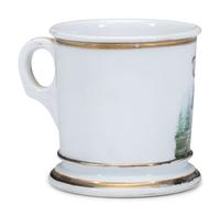 An Electrician's Porcelain Occupational Shaving Mug