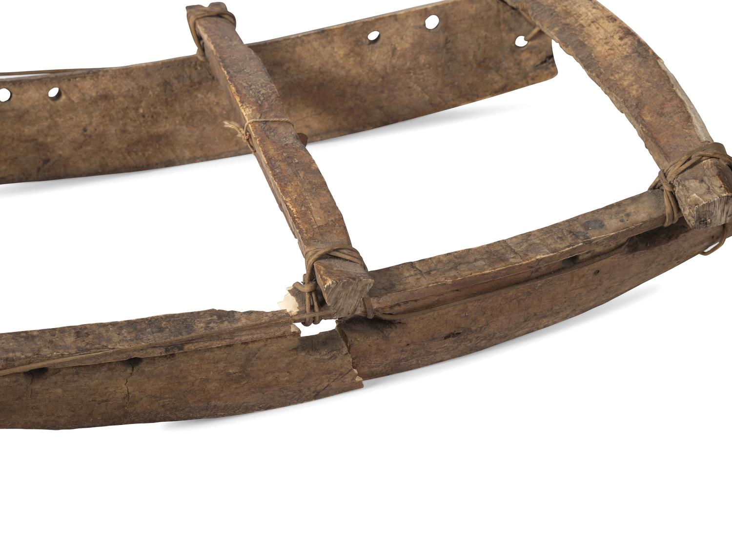 Inupiat Child's Walrus Ivory Sled
